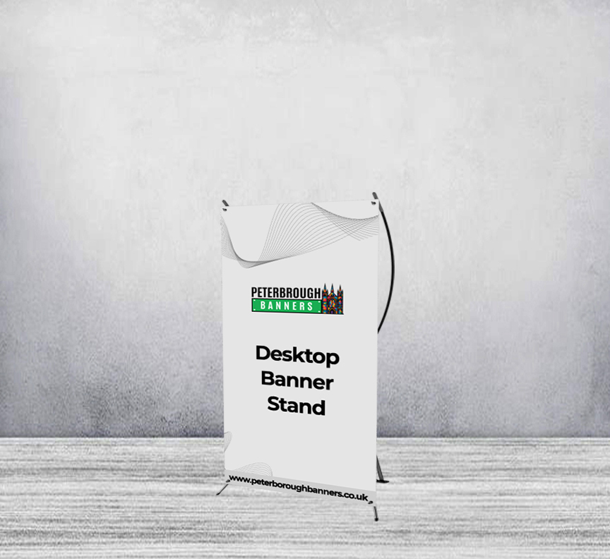Desktop Banner Stand