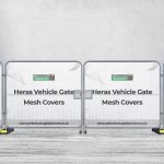 Heras Vehicle Gate Mesh Covers