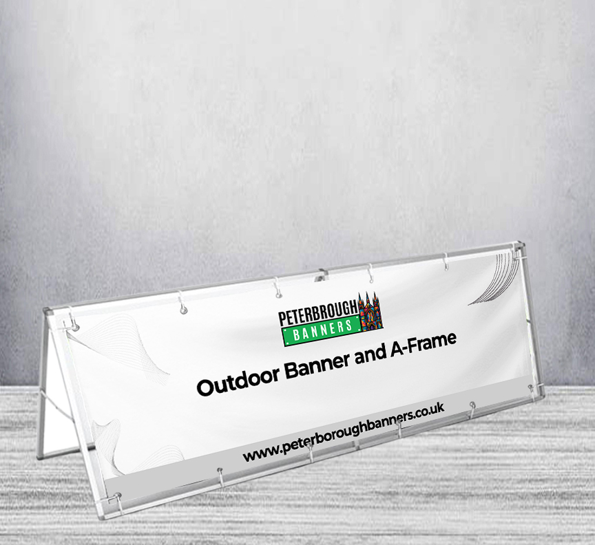 Outdoor Banner and A-Frame