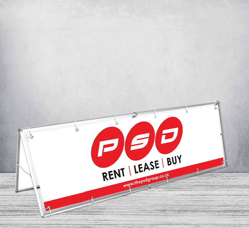 Outdoor A-Frame Banner Stand 1500mm x 700mm (With Banner)