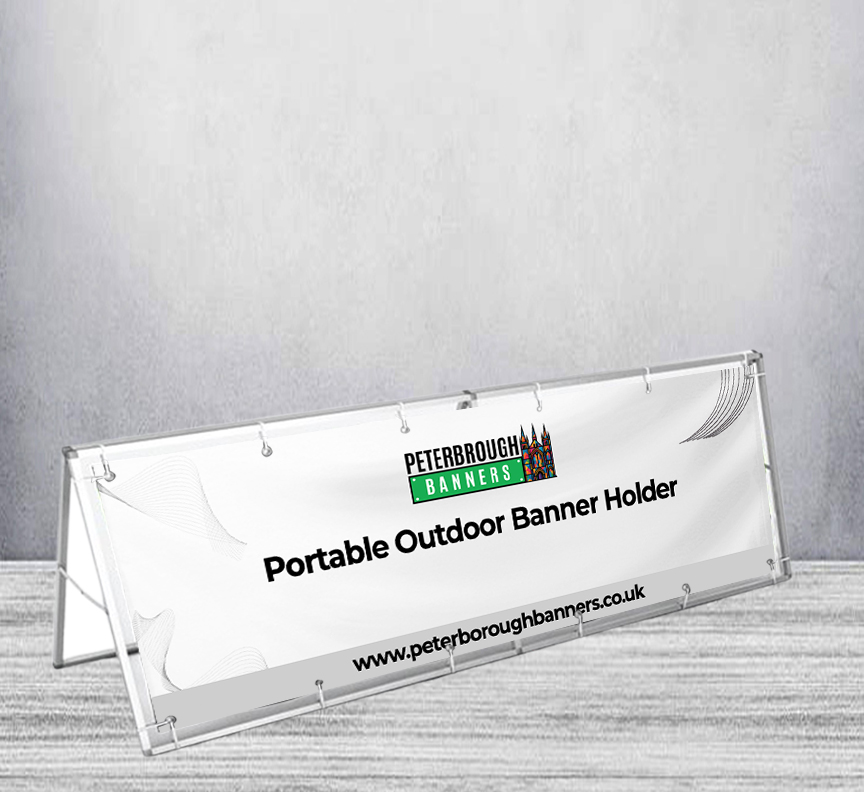 Portable Outdoor Banner Holder