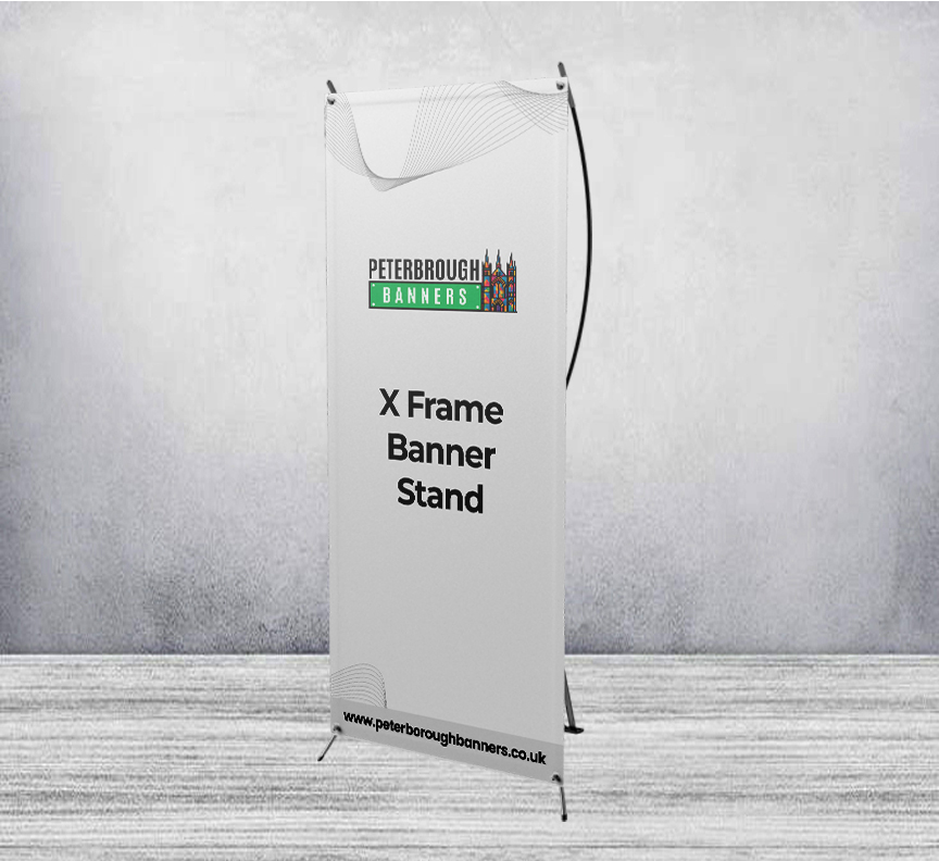 X Frame Banner Stand