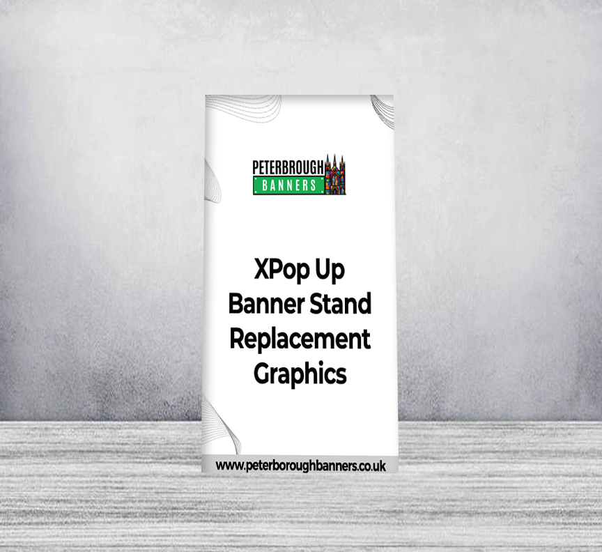 X/Pop Up Banner Stand Replacement Graphics